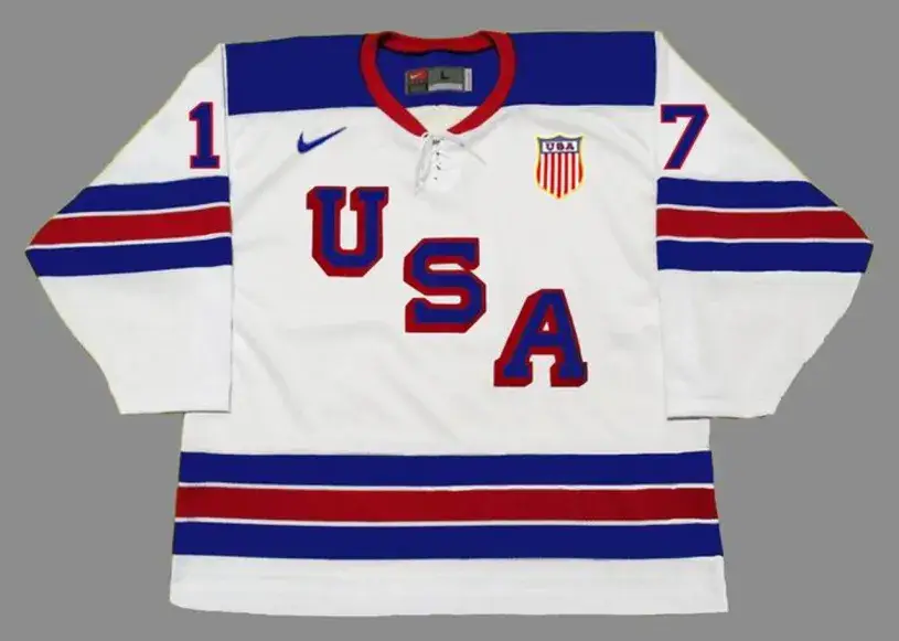 RYAN KESLER 2010 USA Nike Olympic Throwback Hockey Jersey