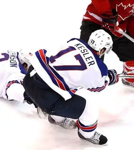 RYAN KESLER 2010 USA Nike Olympic Throwback Hockey Jersey 