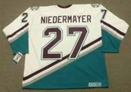 SCOTT NIEDERMAYER Anaheim Mighty Ducks 2006 Away CCM NHL Vintage Throwback Jersey 