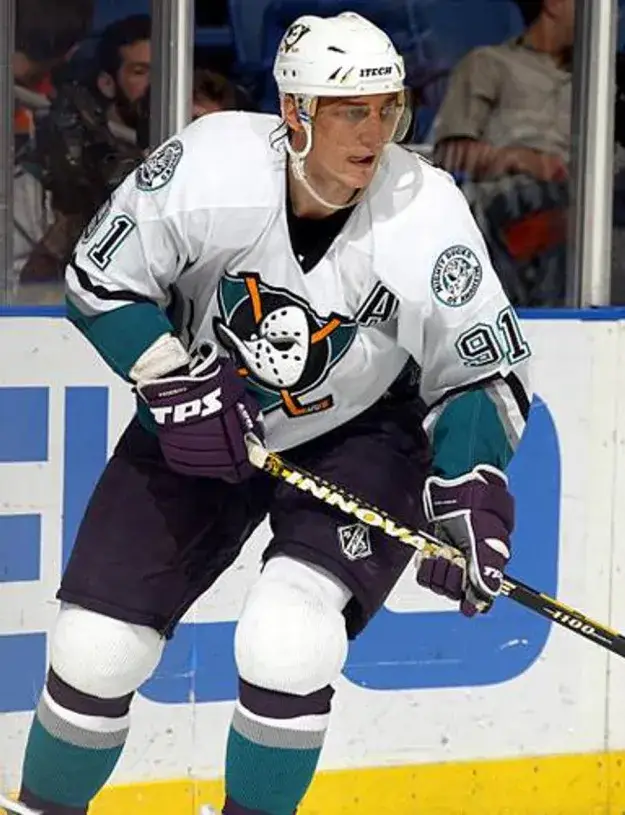 SERGEI FEDOROV Anaheim Mighty Ducks 2005 Away CCM NHL Vintage Throwback Jersey 