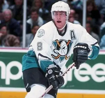 TEEMU SELANNE Anaheim Mighty Ducks 1997 Home CCM NHL Vintage Throwback Jersey 