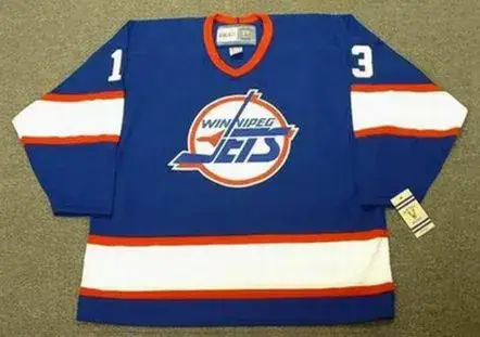 TEEMU SELANNE Winnipeg Jets 1992 Away CCM NHL Vintage Throwback Jersey