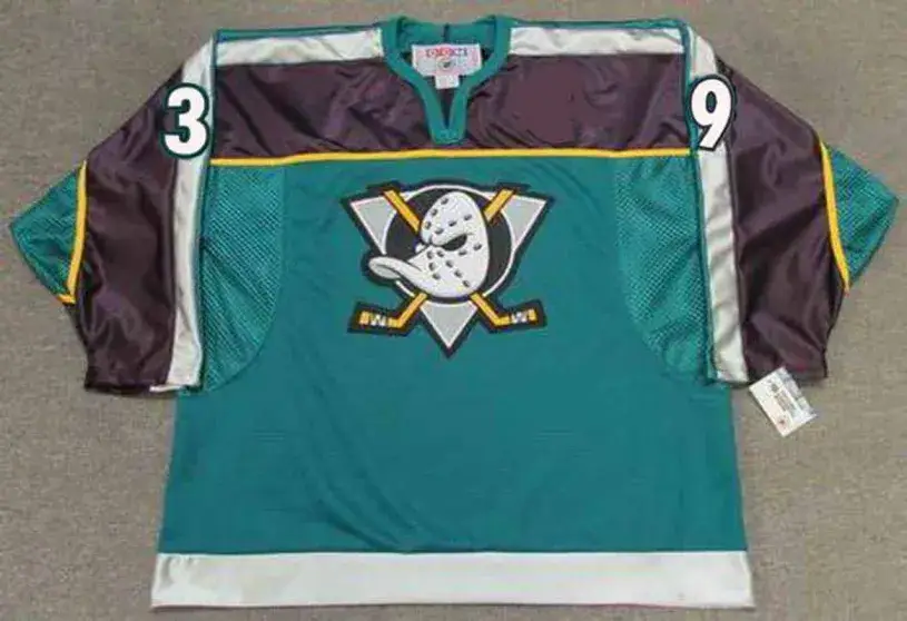 TRAVIS GREEN Anaheim Mighty Ducks 1997 CCM Throwback Alternate NHL Jersey