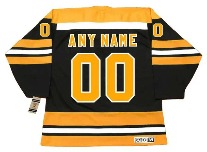 BOSTON BRUINS 1970’s Away CCM Vintage Jersey Customized “Any Name & Number(s)” 