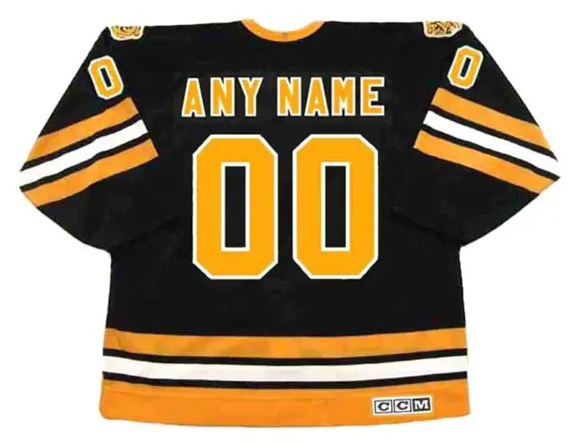 BOSTON BRUINS 1990’s Away CCM Vintage Jersey Customized “Any Name & Number(s)” 