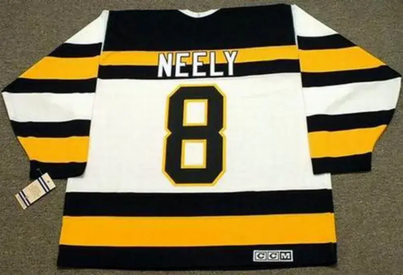 CAM NEELY Boston Bruins 1992 CCM Vintage Throwback Home NHL Hockey Jersey 