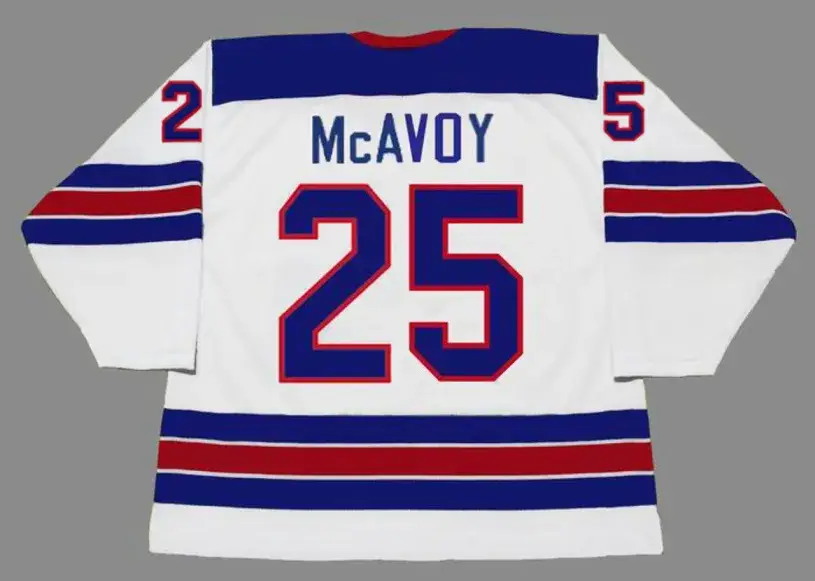 CHARLIE McAVOY 2016 USA Nike Throwback Hockey Jersey 
