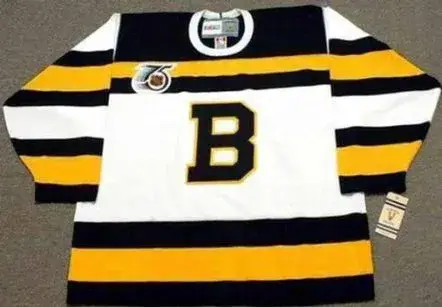 CHRIS NILAN Boston Bruins 1992 CCM Vintage Throwback Home NHL Hockey Jersey