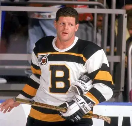 CHRIS NILAN Boston Bruins 1992 CCM Vintage Throwback Home NHL Hockey Jersey 