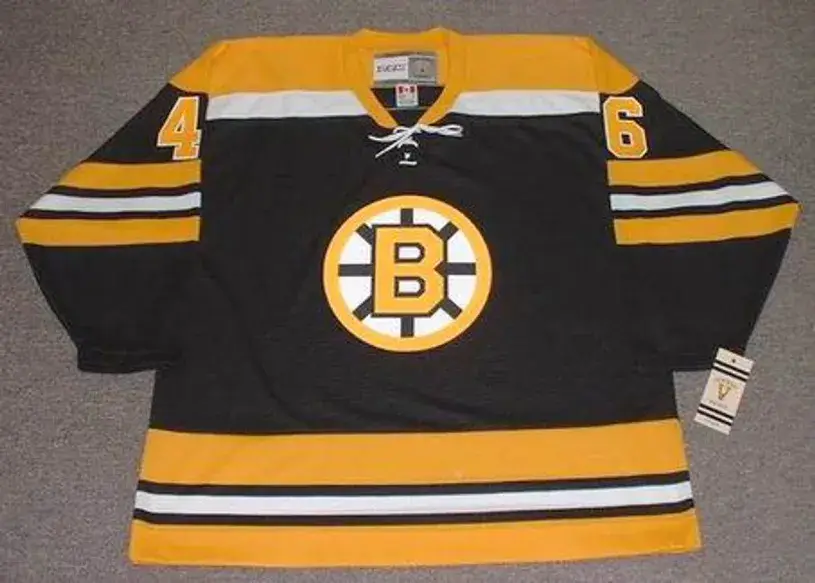 DAVID KREJCI Boston Bruins 2007 CCM Vintage Throwback NHL Hockey Jersey