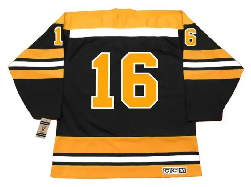 DEREK SANDERSON Boston Bruins 1970 CCM Vintage Throwback Away NHL Hockey Jersey 