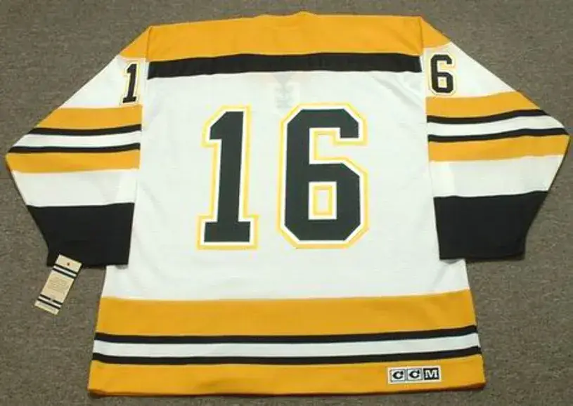 DEREK SANDERSON Boston Bruins 1972 CCM Vintage Throwback Home NHL Hockey Jersey 