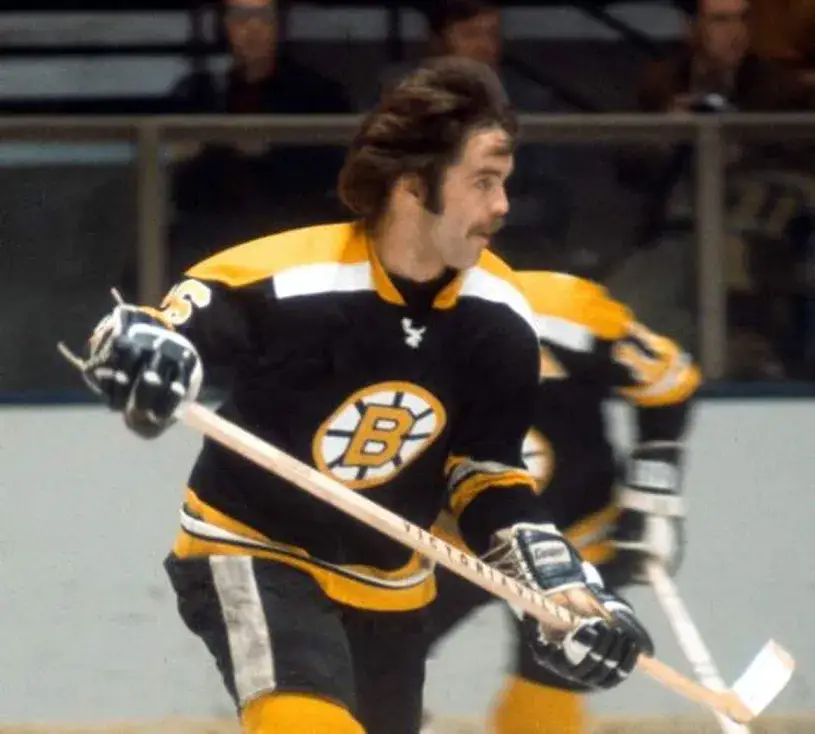 DEREK SANDERSON Boston Bruins 1974 CCM Vintage Throwback Away Hockey Jersey 