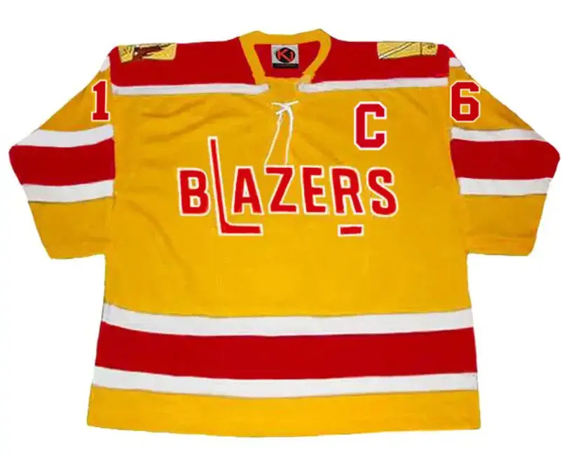 DEREK SANDERSON Philadelphia Blazers WHA 1973 Throwback Hockey Jersey