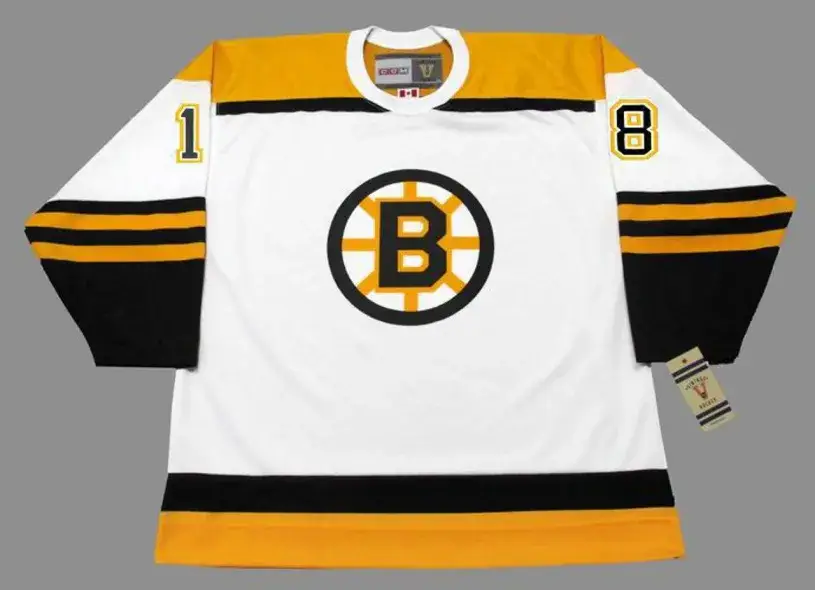 ED WESTFALL Boston Bruins 1966 CCM Vintage Throwback Away NHL Hockey Jersey