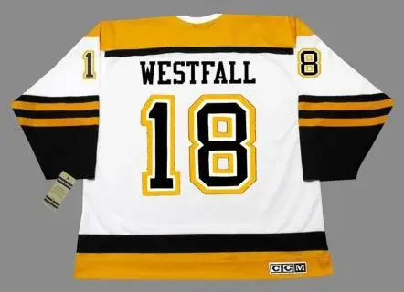 ED WESTFALL Boston Bruins 1966 CCM Vintage Throwback Away NHL Hockey Jersey 