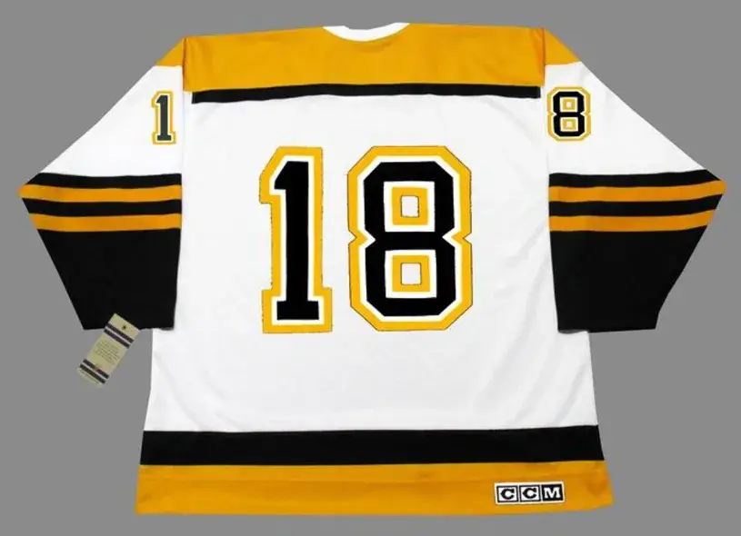 ED WESTFALL Boston Bruins 1966 CCM Vintage Throwback Away NHL Hockey Jersey 