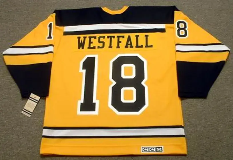 ED WESTFALL Boston Bruins 1966 CCM Vintage Throwback NHL Jersey 