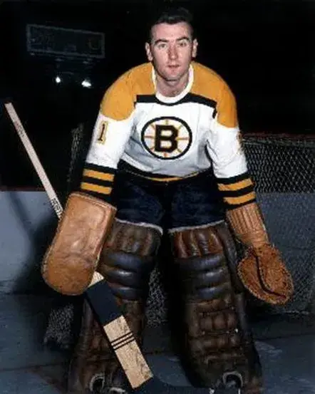 EDDIE JOHNSTON Boston Bruins 1966 CCM Vintage Throwback Away NHL Hockey Jersey 