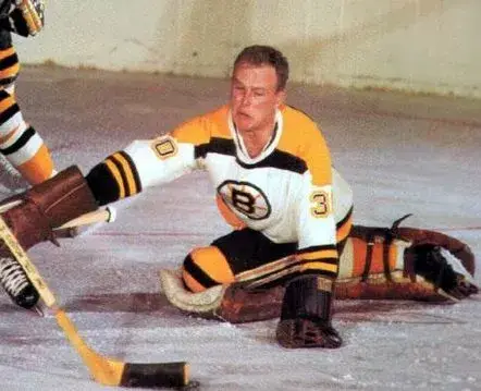 GERRY CHEEVERS Boston Bruins 1960’s CCM Vintage Throwback Away NHL Hockey Jersey 
