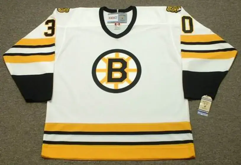 GERRY CHEEVERS Boston Bruins 1978 CCM Vintage Home NHL Hockey Jersey