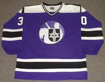 GERRY CHEEVERS Cleveland Crusaders 1974 WHA Throwback Hockey Jersey