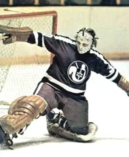 GERRY CHEEVERS Cleveland Crusaders 1974 WHA Throwback Hockey Jersey 