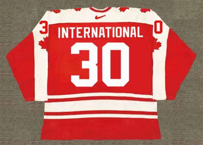 GERRY CHEEVERS Team Canada 1974 Nike Throwback WHA Hockey Jersey