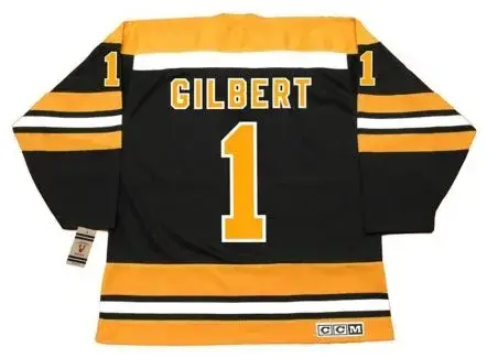 GILLES GILBERT Boston Bruins 1974 CCM Vintage Throwback NHL Hockey Jersey 
