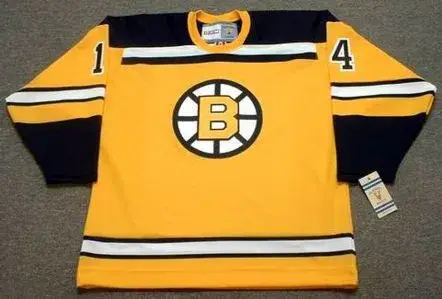 GLEN SATHER Boston Bruins 1966 CCM Vintage Throwback NHL Jersey
