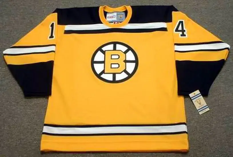 GLEN SATHER Boston Bruins 1966 CCM Vintage Throwback NHL Jersey
