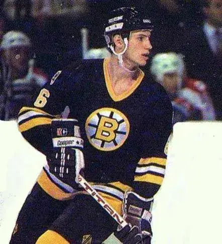 GORD KLUZAK Boston Bruins 1984 CCM Vintage Throwback Away NHL Hockey Jersey 