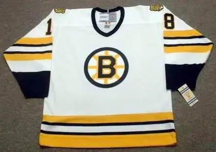 HAPPY GILMORE Boston Bruins 1990’s CCM Vintage White Hockey Jersey