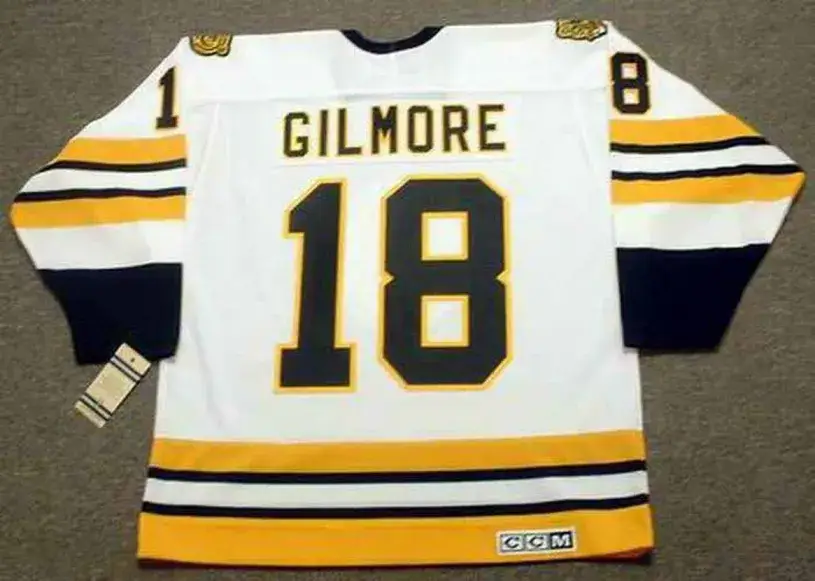 HAPPY GILMORE Boston Bruins 1990’s CCM Vintage White Hockey Jersey 