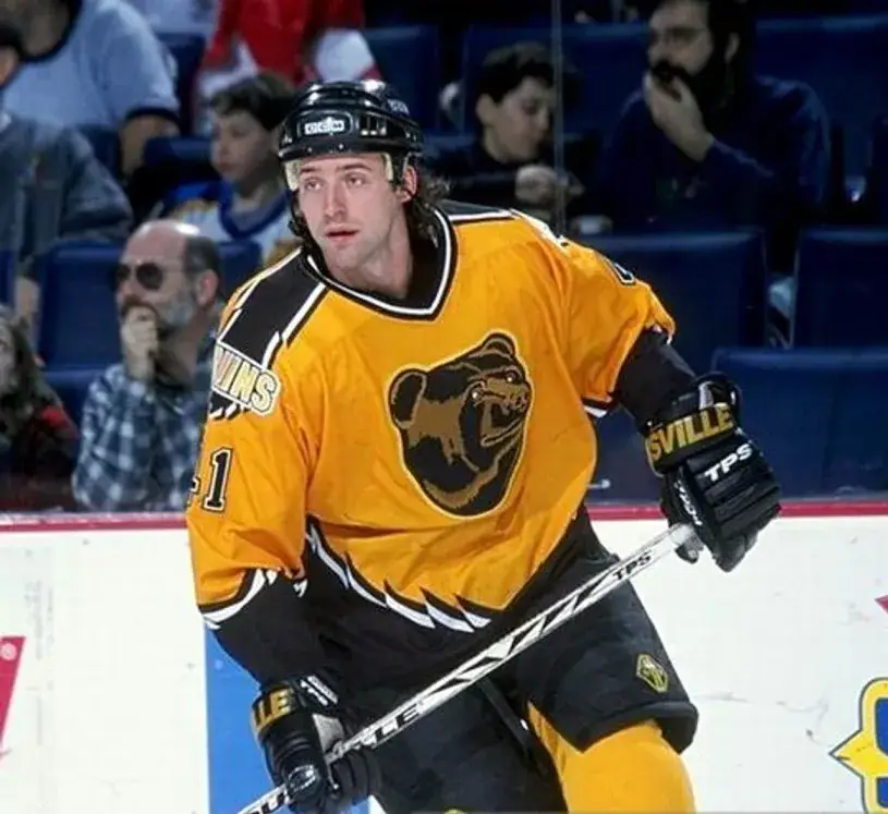 JASON ALLISON Boston Bruins 1997 CCM Throwback Alternate NHL Hockey Jersey 
