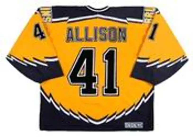 JASON ALLISON Boston Bruins 1997 CCM Throwback Alternate NHL Hockey Jersey 