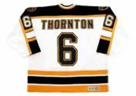 JOE THORNTON Boston Bruins 1997 CCM Vintage Home NHL Hockey Jersey 