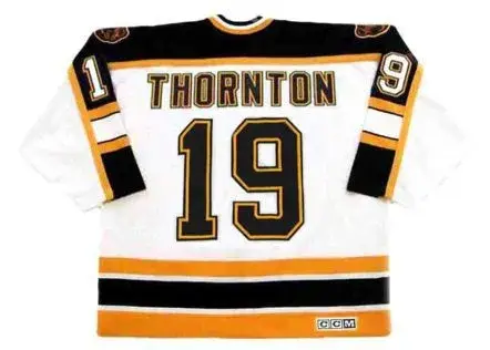JOE THORNTON Boston Bruins 2002 CCM Vintage Home NHL Hockey Jersey 