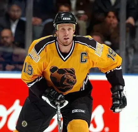 JOE THORNTON Boston Bruins 2003 CCM Throwback Alternate NHL Hockey Jersey 