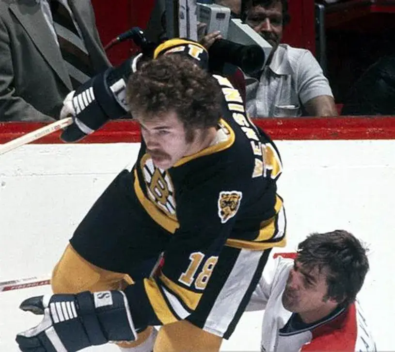 JOHN WENSINK Boston Bruins 1978 CCM Vintage Throwback Away Hockey Jersey 