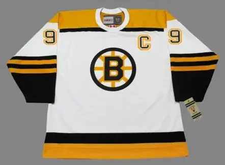 JOHNNY BUCYK Boston Bruins 1966 CCM Vintage Throwback Away NHL Hockey Jersey