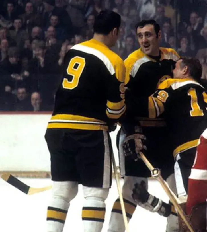 JOHNNY BUCYK Boston Bruins 1970 CCM Vintage Throwback Away NHL Hockey Jersey 