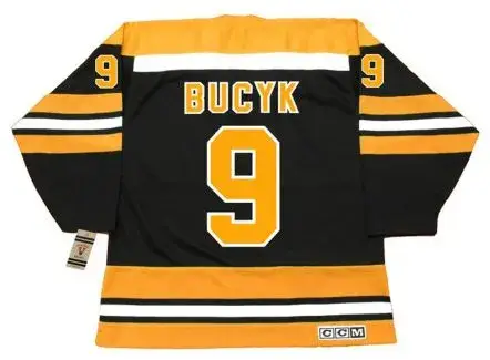 JOHNNY BUCYK Boston Bruins 1974 CCM Vintage Throwback NHL Hockey Jersey 
