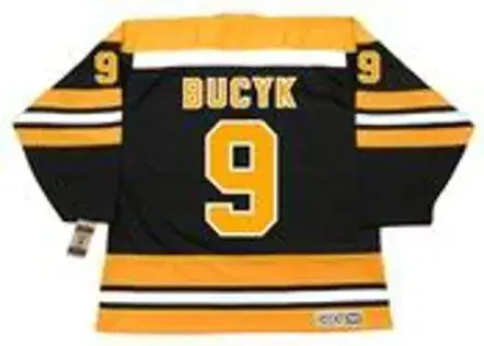 JOHNNY BUCYK Boston Bruins 1974 CCM Vintage Throwback NHL Hockey Jersey 
