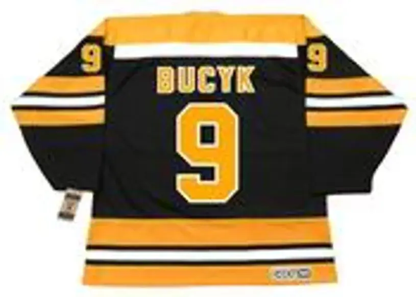 JOHNNY BUCYK Boston Bruins 1974 CCM Vintage Throwback NHL Hockey Jersey 