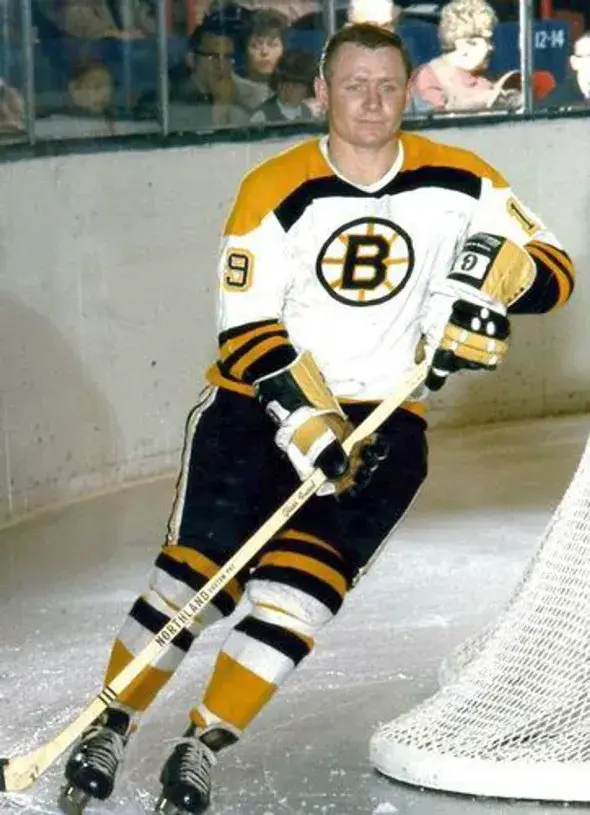 JOHNNY McKENZIE Boston Bruins 1966 CCM Vintage Throwback Away NHL Hockey Jersey 