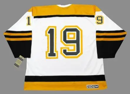 JOHNNY McKENZIE Boston Bruins 1966 CCM Vintage Throwback Away NHL Hockey Jersey 