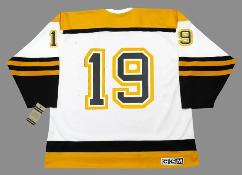 JOHNNY McKENZIE Boston Bruins 1966 CCM Vintage Throwback Away NHL Hockey Jersey 