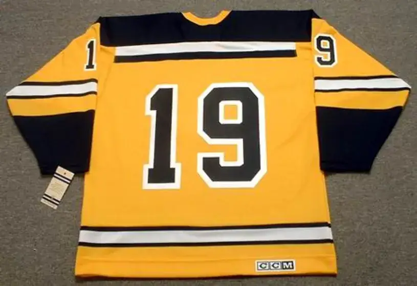 JOHNNY McKENZIE Boston Bruins 1966 CCM Vintage Throwback NHL Jersey 