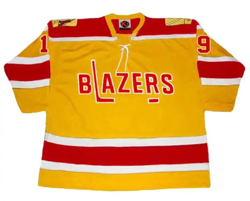 JOHNNY McKENZIE Philadelphia Blazers WHA 1973 Throwback Hockey Jersey